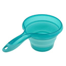 Folding Water Ladle Collapsible Spoon Kitchen Scoop Cup Shampoo Bath Shower Blue