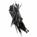 200 nylon clips 2.5 x 80 mm - black
