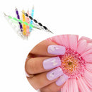 5pcs Nail Art Paint 2Way Dotting Manicure Tools Marbleizing Painting Pen Y4G4