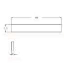 4 Pcs Electric Guitar Pickup Bar Magnet Double Coil Humbucker Pickup Parts