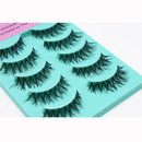 5 Pairs Of False Eyelashes Refined Manual Sharpening Soft Transparent terrier