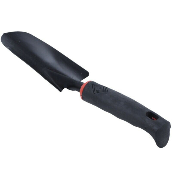Black Rubber Handle Stainless Steel Hand Garden Trowel Shovel 12.5"