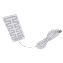 4*8CM 5V Carbon Fiber Heating Pad Hand Warmer USB Film Infrared Fever Heat MTE