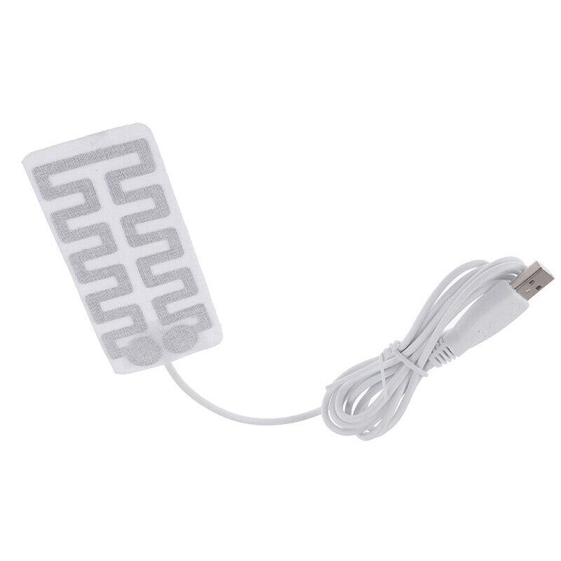 4*8CM 5V Carbon Fiber Heating Pad Hand Warmer USB Film Infrared Fever Heat MTE