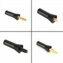 Black Carbon Fiber Screw Aluminum Car SUV Radio AM / FM Aerial Antenna Universal