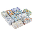 11.5*6.5*4Cm Storage Jars Rectangular Iron Tin Pill Gift Coin Jewelry Box Ho Gw