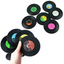 Vinyl Coaster Retro Vinyl CD Record Cup Drink Holder Tableware Placemat Mat Q8I5