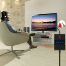 Audio Sender Headset 3.5mm Adapter Audio Transmitter for TV PC