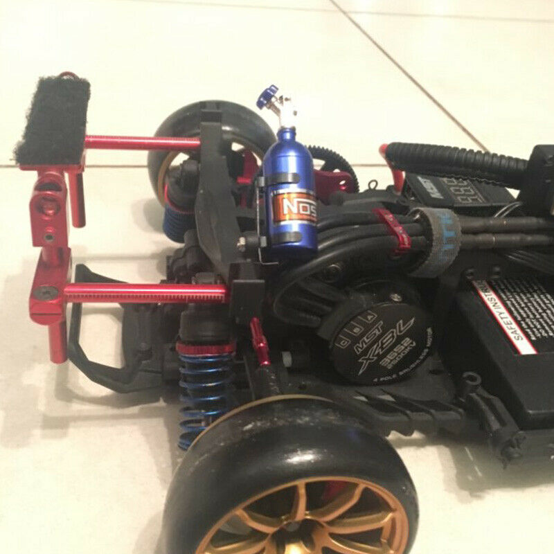 Metal Simulated NOS Nitrogen Bottle for 1/10 RC Crawler Car Defender Bronco Z2M6