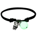 New Fashion Rope Chain Luminous Beads Bracelets for Women Bracelet Femme Ac