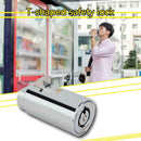 Home Door Locking Security Anti-theft T-shaped Safety Lock Core with 3 Keys A