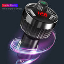 BC05 LED Car Bluetooth 5.0 FM Transmitter Handsfree Kit MP3 Player USB Charger