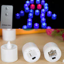 24x Candles LED Flameless Flickering Party With Remote Control Warm White