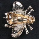 High Quality Bees Brooch Black Enamel Corsage Hats Scarf Clips Accessories  Y6V2