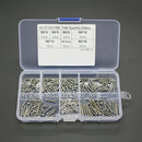 230pc M2 304 Stainless Steel Hex Socket Button Head Screws Bolts Nuts Assortment