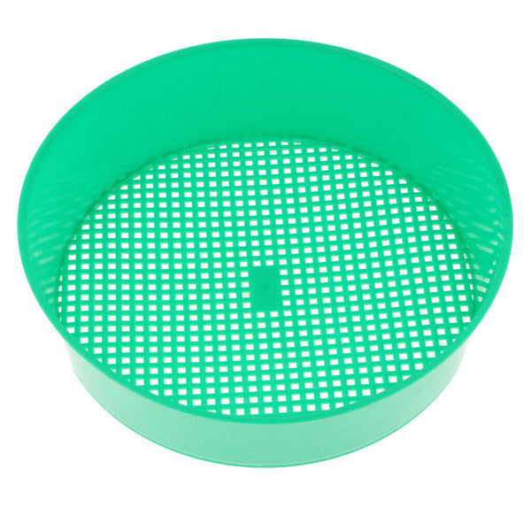 2-in-1 Green Plastic Woven Wire Garden Sieve for Plants, Soil and Compost - 10