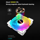 120mm 6Pin RGB Chassis Cooling Fan 5V 3Pin ARGB Quiet Radiator Heatsink Cooler
