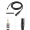 2m XLR 6.6 Feet Jack 3.5mm Cable for Jack of Audio Cable for Mixer Mixer PC