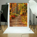5x7FT Autumn Fall Forest Photography Vinyl Background Studio Photo Backdro FQC
