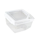 Aquarium Reptile Hatchery Breeding Box Turtle Lizard Spider Terrarium White