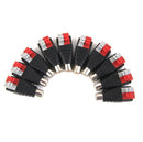 10x Speaker Wire Cable to Audio Female RCA Connector Adapter Plug