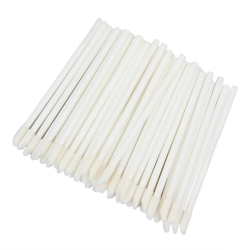 100pcs Disposable Lip Brushes Makeup Lipstick Gloss Wands Applicator A