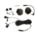 6 m Clip-on Lapel Mini Lavalier Mic Microphone for Smartphone Recording PC, NEW