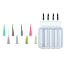 Ink Squeeze Syringe Bottles Dispenser 8pcs Paint Lubricant Needle Tips