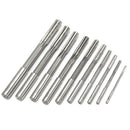 10pcs HSS H7 Straight Shank Milling Reamers Set Precision Chucking Machine