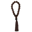 Fashion Car Interior Decor Rear View Mirror Hanging Decorative Wooden Beads