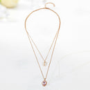 Fashion Multi-layer Necklace Women Butterfly Pendant Clavicle Chain Jewelry