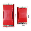 2pcs/Set Rectangle Paper Grit Sandpaper Holder Hand Sander High Quality L+S