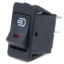 12V 35A Universal Car Red LED Fog Light Rocker Switch Dash Dashboard 4Pi OZ