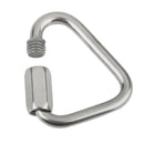 3pcs Climbing Carabiners Safety Harness Connector Buckles Outdoor Hardware