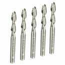 5 Pcs Extra Long 6mm 2 Flute HSS & Extended End Mill Cutter CNC Bit Set Steel