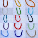 DIY 4mm 1000Pcs Faceted bicone Crystal Glass Beads for Bracelets with Conta