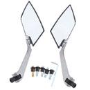 Universal Motorcycle ATV Rear View Mirror Scooter for Yamaha LY149QMG Gray