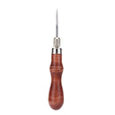 DIY Leather Handle 4 in 1 Stitching Lacing Scratch Awl Tool Hardwood Handle