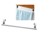 Stainless Steel Kitchen Bathroom Door Hook Towel Bar Rack Hanging Rail Fixtur