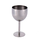 380ML High Quality Brilliant Stainless Steel Wine Glass Wine Tasting Goblet