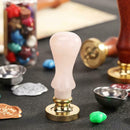 Retro Durable Handle for Fire Painting Stamp DIY Sealing Wax Palace Seal