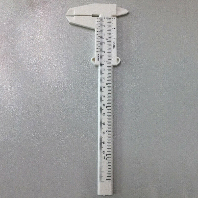 Sliding Vernier Caliper Measure Tool Ruler for Tattoo Eyebrow Makeup H STX