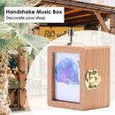 Sky City Wooden Handmade Music Boxes Pretty Hand Crank Tower Birthday Gift