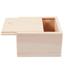 5X(Small Plain Wooden Storage Box Case for Jewellery Small Gadgets Gift Wo Q7I8)