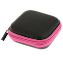 Mini Box Case Storage Bag Pouch for Earphone Headphone Earbuds Pink