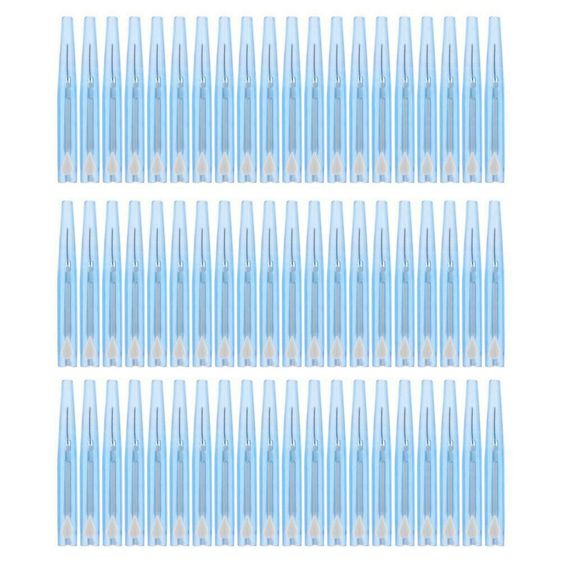 60 Pcs Dual Toothpick Oral Interdental Cleaner Teeth Floss Dental Gum Brush Kit