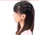 Fashion Practical Women Double Hair Pin Clips Barrette Comb Hairpin Hair Disk V3