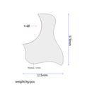 Acoustic Guitar Pickguard Elk Pattern Acoustic Guitar Pickguard Self-Adhesive