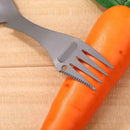 Multifunctional Stainless Steel Fork Spoon Portable Outdoor Camping Cutlery