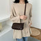 Women Retro PU Leather Shoulder Handbag Small Crossbody Tote Bags (Coffee) A#S
